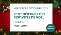 Petit déjeuner des festivités de Noël