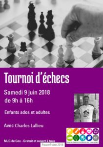 Tournoi d'échecs @ MJC Gex | Gex | Auvergne-Rhône-Alpes | France
