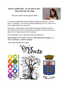 Spectacle enfant CONTES DE NOEL @ Salle des fêtes de Gex